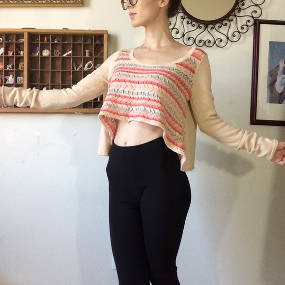 SOLD FILLMORE Free People Artsy Metallic Sweater - Picture 5 of 8